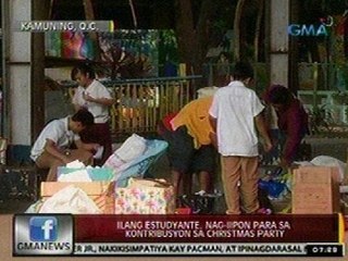 24Oras: Ilang estudyante, nag-iipon para sa kontribusyon sa Christmas party
