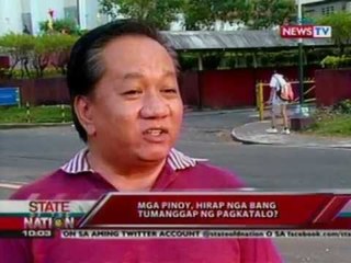 SONA: Mga Pinoy, hirap bang tumanggap ng pagkatalo?