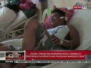 QRT: Lalaki sa Zamboanga, tinaga ng kainuman dahil sa pagtatalo sa resulta ng laban ni Pacquiao