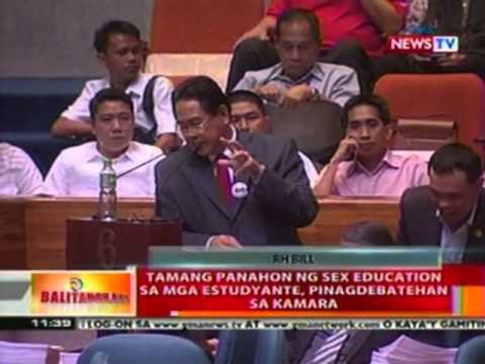 BT: Tamang panahon ng sex education sa mga estudyante, pinagdebatehan sa Kamara