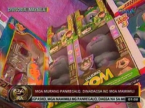24 Oras: Mga murang panregalo, dinagsa ng mga mamimili