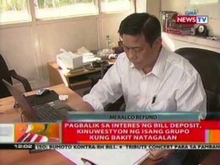 BT: Interes sa bill deposit, natanggap na ng ilang customer ng Meralco