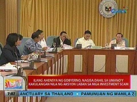 UB: Ilang ahensya ng gobyerno, nagisa dahil sa umano'y kakulangan ng aksyon sa mga investment scam