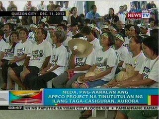 BP: NEDA, pag-aaralan ang inirereklamong APECO project