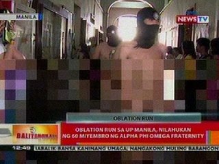 BT: Oblation run sa UP Manila, nilahukan ng 60 miyembro ng Alpha Phi Omega fraternity