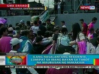 BP: Ilang nasalanta ng bagyo, lumipat sa ibang bayan sa takot na maubusan ng pagkain
