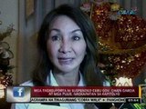 Mga tagasuporta ni suspended Cebu Gov. Gwen Garcia at mga pulis, nagkainitan sa kapitolyo