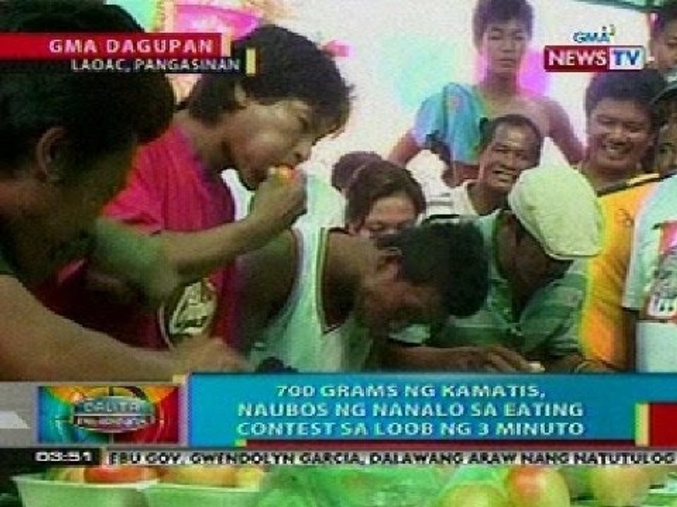 BP: 700 grams na kamatis, naubos ng nanalo sa eating contest sa loob ng 3 minuto sa Pangasinan
