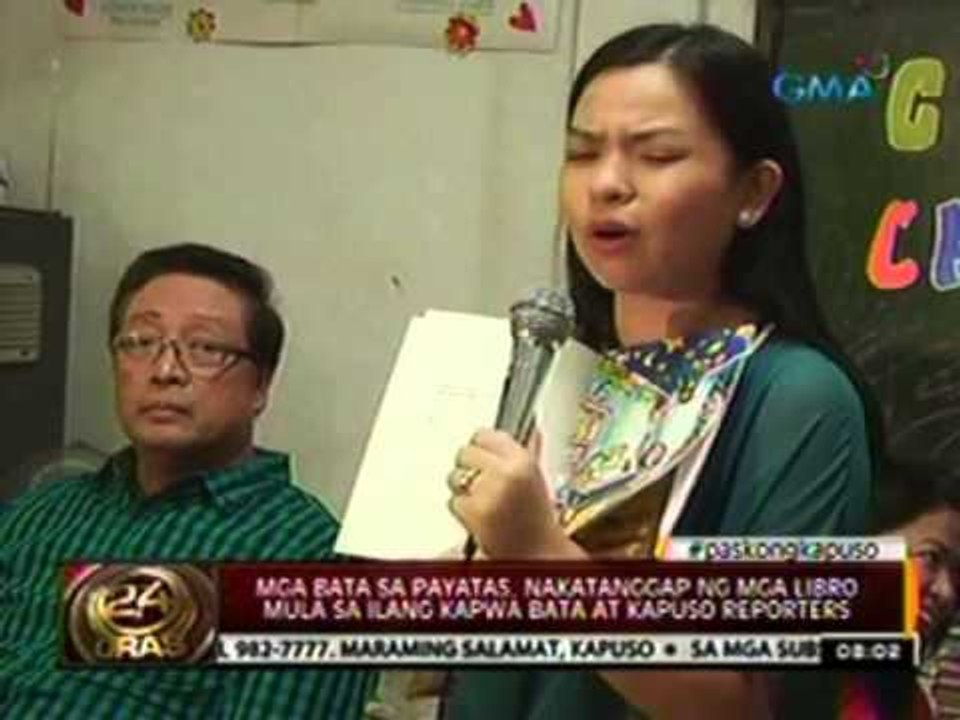 Mga bata sa Payatas, nakatanggap ng mga libro m...