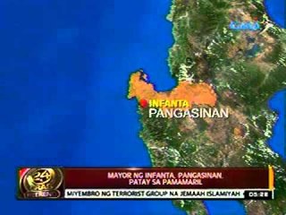 24 Oras: Mayor ng Infanta, Pangasinan, patay sa pamamaril