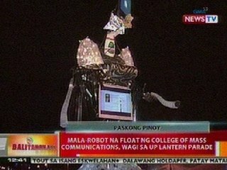 Descargar video: BT: Mala-robot na float ng College of Mass Communication, wagi sa UP Lantern Parade