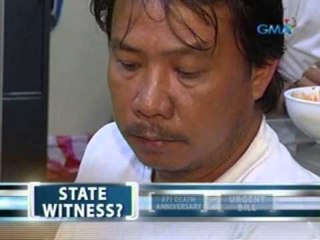 Saksi: Naarestong suspek sa pagpatay kay Venson Evangelista, nais maging state witness