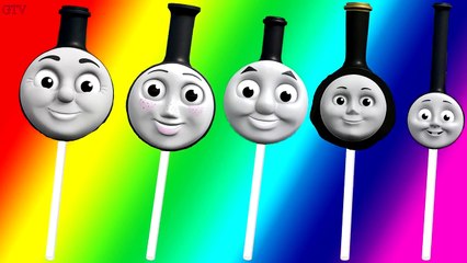 Thomas Train Lollipop Finger Family | Nursery Rhymes Lyrics