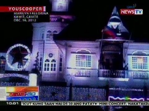 NTG: Emilio Aguinaldo Shrine sa Kawit, Cavite, nagningning dahil sa dancing Christmas lights