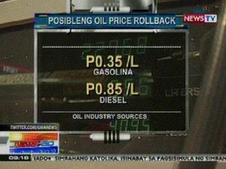 NTG: Presyo ng produktong petrolyo, posibleng i-rollback bago mag-pasko