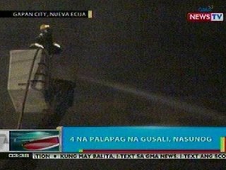 BP: 4 na palapag na gusali sa Gapan City, Nueva Ecija, nasunog