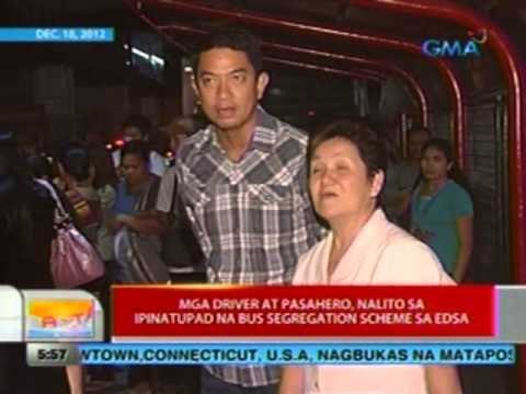 UB: Mga driver at pasahero, nalito sa ipinatupad na bus segregation scheme sa EDSA