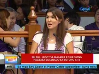 UB: Paghahain ng amendments ni Sen. Sotto sa RH bill, nauwi sa mainit na diskusyon