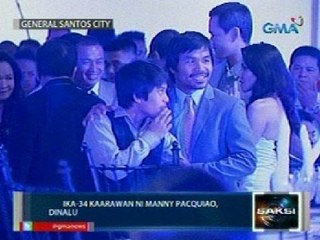 Saksi: Ika-34 kaarawan ni Manny Pacquiao, dinaluhan ng ilang kilalang personalidad