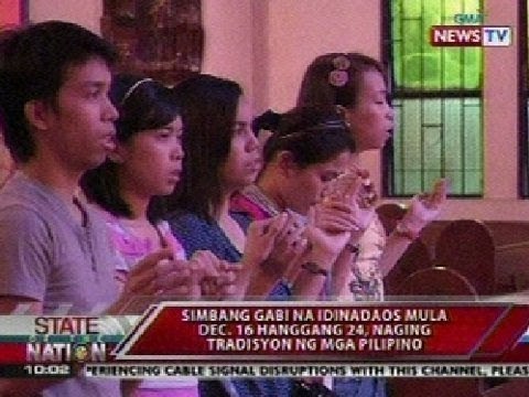 SONA: Simbang gabi, idinadaos mula Dec. 16 hanggang 24 na naging tradisyon ng mga Pilipino