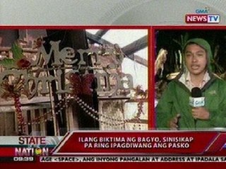 SONA: Ilang biktima ng bagyo, sinisikap   pa ring ipagdiwang ang Pasko