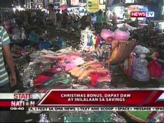 SONA: Christmas bonus, agad na naubos ng   ilang empleyado