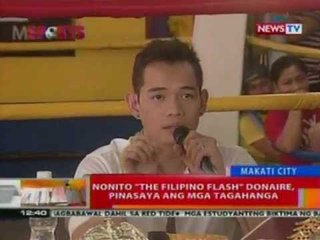 BT: Nonito Donaire, pinasaya ang mga tagahanga