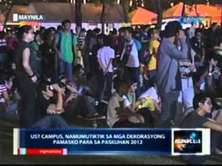 Saksi: UST Campus, namumutiktik sa mga dekorasyong pamasko para sa Paskuhan 2012