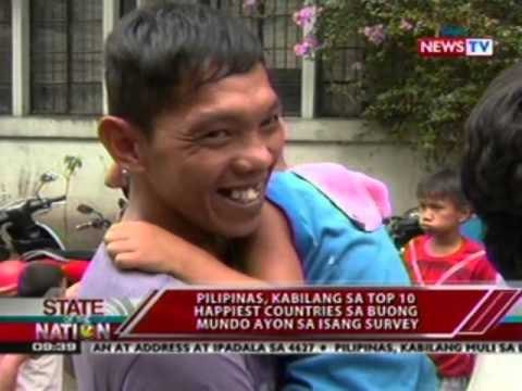 SONA: Pilipinas, kabilang sa top 10 happiest countries sa buong mundo, ayon sa isang survey