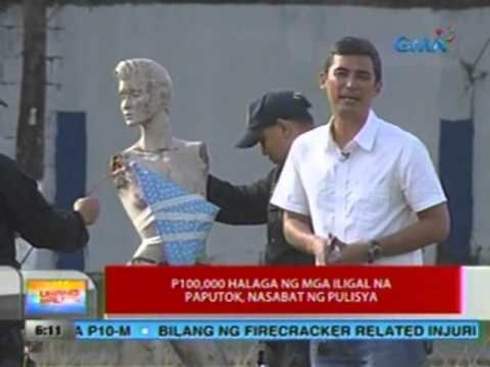 UB: P100,000 halaga ng mga iligal na paputok, nasabat ng pulisya
