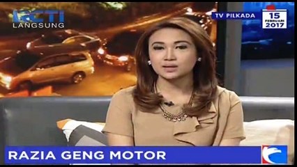 Aksi Kejar-Kejaran Warnai Razia Geng Motor