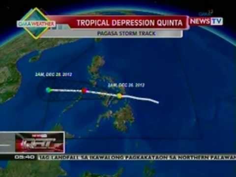 QRT: GMA weather update as of 5:40 p.m. (December 26, 2012)