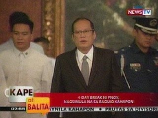 KB: 4-day break ni PNoy, nagsimula na sa Baguio kahapon