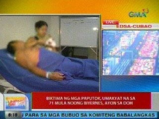 UB: DOH: Biktima ng mga paputok, umakyat na sa 71 mula noong biyernes