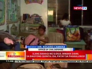 BT: Ilang bahagi ng Iloilo, binaha dahil sa bagyong Quinta; Isa, patay sa pagkalunod
