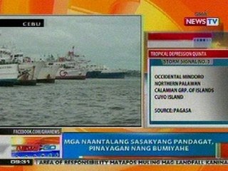 NTG: Mga naantalang sasakyang pandagat, pinayagan nang bumiyahe