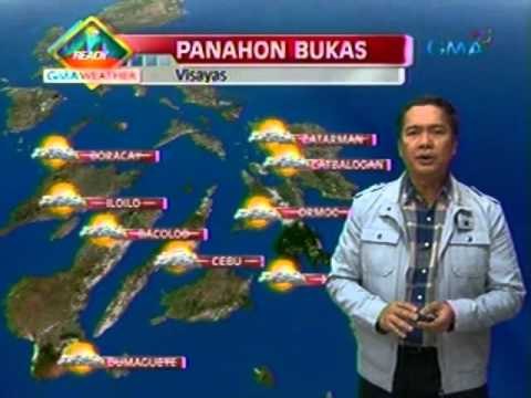 24 Oras: Weather update as of 7:20 p.m. (December 28, 2012)