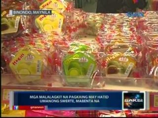Saksi: Mga malalagkit na pagkaing may hatid umanong swerte, mabenta na