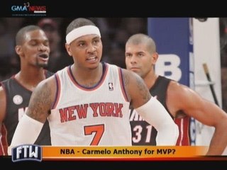FTW: NBA - Carmelo Anthony for MVP