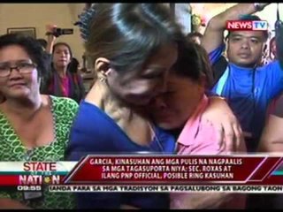 SONA: Gov. Gwen Garcia, kinasuhan ang mga pulis na nagpaalis sa mga tagasuporta niya