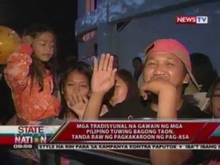 Tradisyunal na gawain ng mga Pilipino tuwing bagong taon, tanda raw ng pagkakarooon ng pag-asa