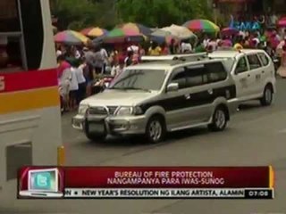 24 Oras: Bureau of fire protection, nangampanya para iwas-sunog