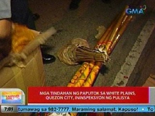 UB: Mga tindahan ng paputol sa White Plains, QC, ininspeksyon ng Pulisya