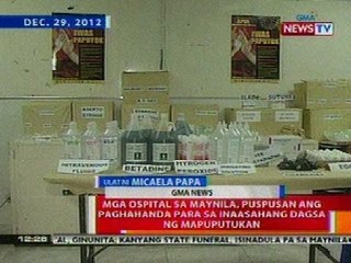 Descargar video: BT: Mga ospital sa Maynila, puspusan ang paghahanda para sa dagsa ng mapuputukan