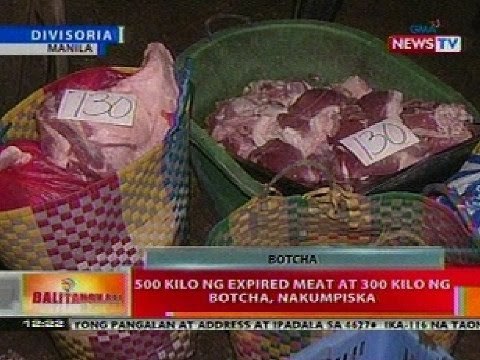 BT: 500 kilo ng expired meat at 300 kilo ng botcha, nakumpiska sa Divisoria