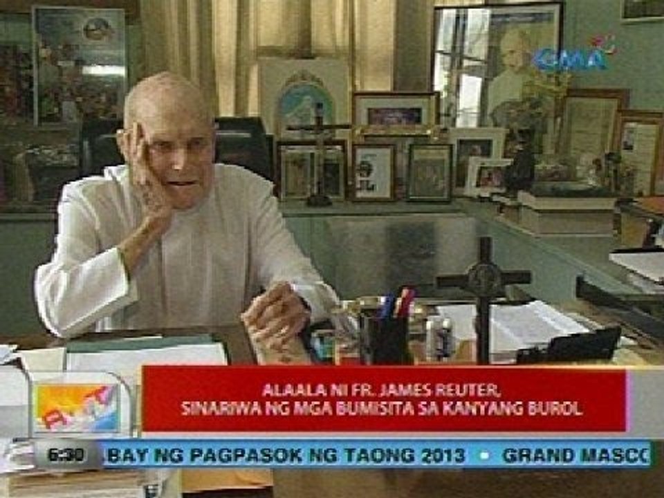 UB: Alaala ni Fr. James Reuter, sinariwa ng mga bumisita sa kanyang burol