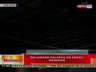 BT: 2 palapag na bahay sa San Juan, nasunog