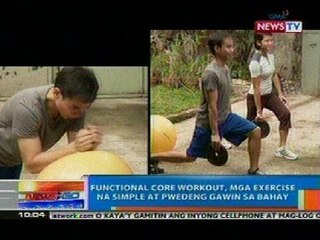 NTG: Functional core workout, mga exercise na simple at pwedeng gawin sa bahay