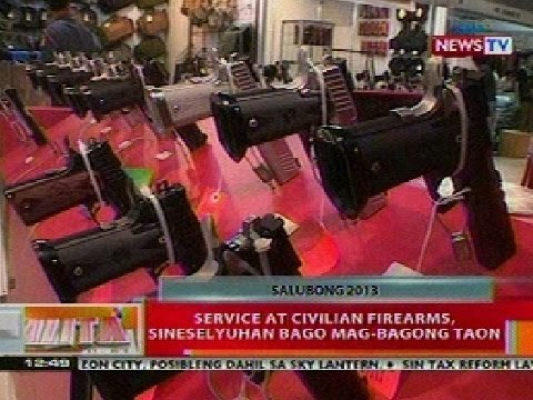 BT: Service at civilian firearms, sineselyuhan bago mag-bagong taon