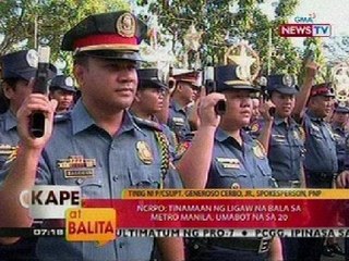 KB: NCRPO: Tinamaan ng ligaw na bala sa Metro Manila, umabot na sa 20